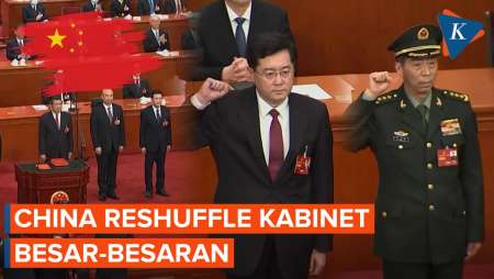 China Reshuffle Besar-besaran, Copot Menteri yang Hilang Berbulan-bulan