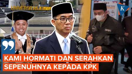 Respons Mendikti Saintek Soal Rektor Unsoed Kena OTT KPK