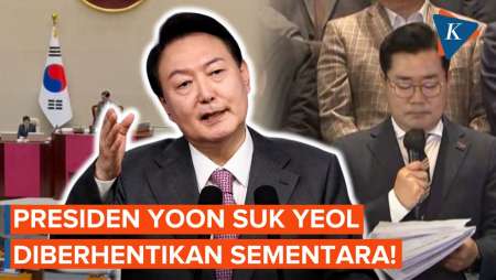 Dimakzulkan, Presiden Korea Yoon Suk Yeol Diberhentikan Sementara 