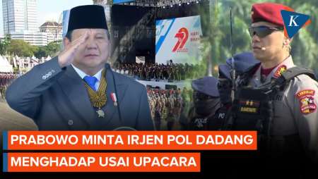 Momen Prabowo Perintahkan Irjen Dadang Hartanto untuk Menghadap