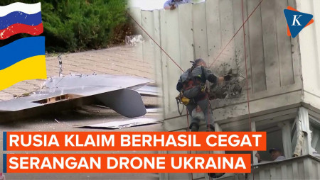 Rusia Berhasil Cegat Serangan Drone Ukraina