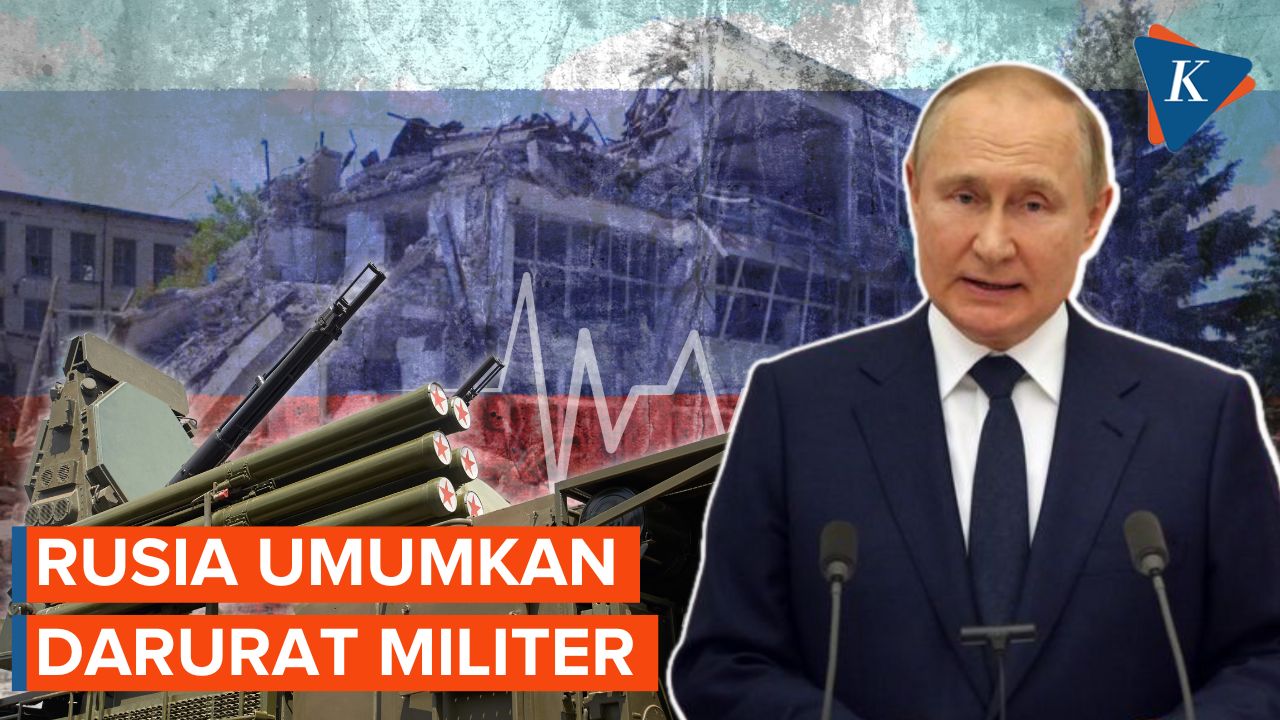 Putin Umumkan Darurat Militer di Donetsk dan Luhanks