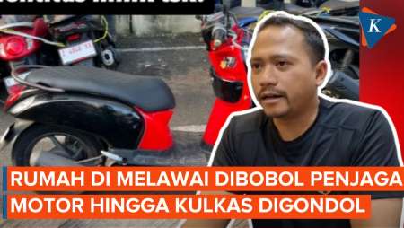 Rumah di Jaksel Dibobol Penjaga Sendiri, Motor hingga Kulkas Digondol!