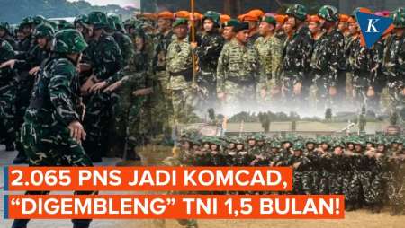 2.065 ASN Ikut Latihan Militer Komcad Gelombang II