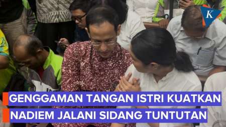 Momen Haru Sidang Nadiem, Dukungan Moral Istri Dan Testimoni Driver: Dia Pahlawan Ekonomi Saya