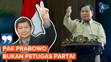 Tegas, Gerindra Sebut Prabowo Bukan Petugas Partai!