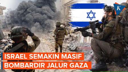 Serangan Israel Makin Masif, Warga Palestina Kocar Kacir