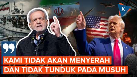 Iran Kirim Pesan ke Musuh, Pezeshkian: Kami Tidak akan Menyerah dan Tunduk