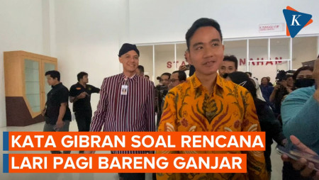 Gibran Tegaskan Rencana Lari Bareng dengan Ganjar Bukan Kampanye