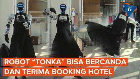 Robot Humanoid “Tonka” Unjuk Tari Dan Kung Fu, Siap Jadi Resepsionis Hotel
