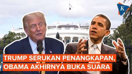 Obama Buka Suara soal Seruan Trump Tangkap Dirinya dan Hillary Clinton