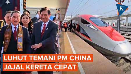 Luhut Sebut PM China Happy Usai Jajal Kereta Cepat