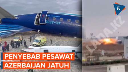 Penyebab Pesawat Azerbaijan Jatuh, Diduga Akibat Tabrak Sekawanan Burung