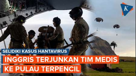 Aksi Pasukan Terjun Payung Inggris Mendarat Di Pulau Terpencil Selidiki Kasus Hantavirus