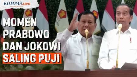 Saat Jokowi dan Prabowo Saling Memuji di Rapimnas Gerindra