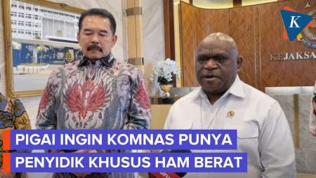 Menteri Pigai Datangi Jaksa Agung, Ingin Bentuk Penyidik HAM Berat