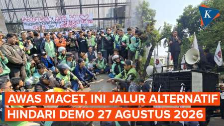 Demo 27 Agustus 2026, Ini Jalur Alternatif Hindari Macet di Senayan