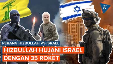 Perang Hizbullah dan Israel Makin Sengit, 35 Roket Hujani Tel Aviv dari Lebanon