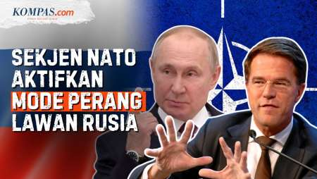 Mode Perang Sekjen NATO Lawan Rusia, 