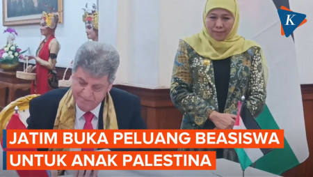 Jawa Timur Buka Beasiswa Kuliah untuk Anak-anak Palestina