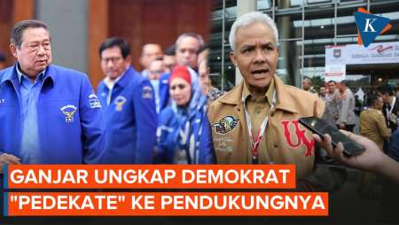  Ganjar Akui Ada Komunikasi antara Demokrat dengan Pendukungnya