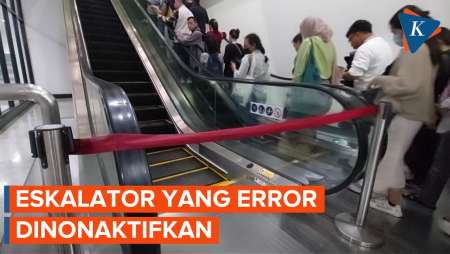 Ketika Eskalator Stasiun Manggarai Tiba-tiba Berbalik Arah...