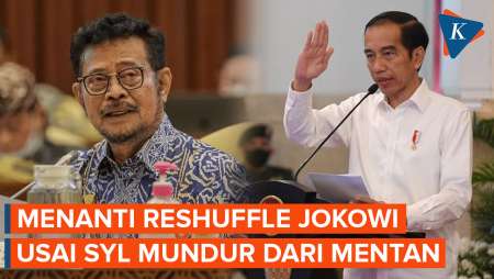 Menanti Reshuffle Kabinet Usai Syahrul Yasin Limpo Mundur