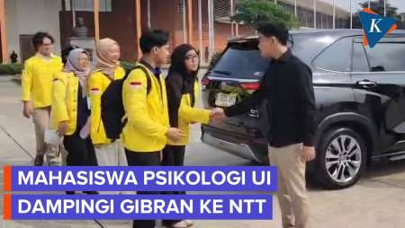 Wapres Gibran ke NTT, Gandeng Mahasiswa UI untuk Bantu Trauma Healing