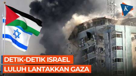 Detik-detik Israel Bombardir Balik Jalur Gaza