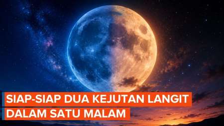 Fenomena Langit Ganda, Blue Moon Sekaligus Micromoon Muncul 31 Mei