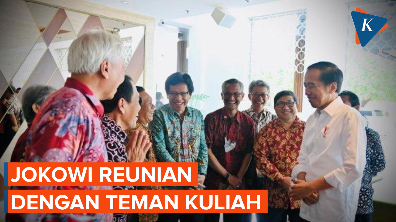 Jokowi Reunian dengan Teman Kuliah, Isu Ijazah Palsu Jadi Tertawaan