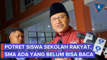 Gus Ipul Ungkap Tantangan di Sekolah Rakyat: Siswa SMA Tak Bisa Baca hingga Korban Kekerasan