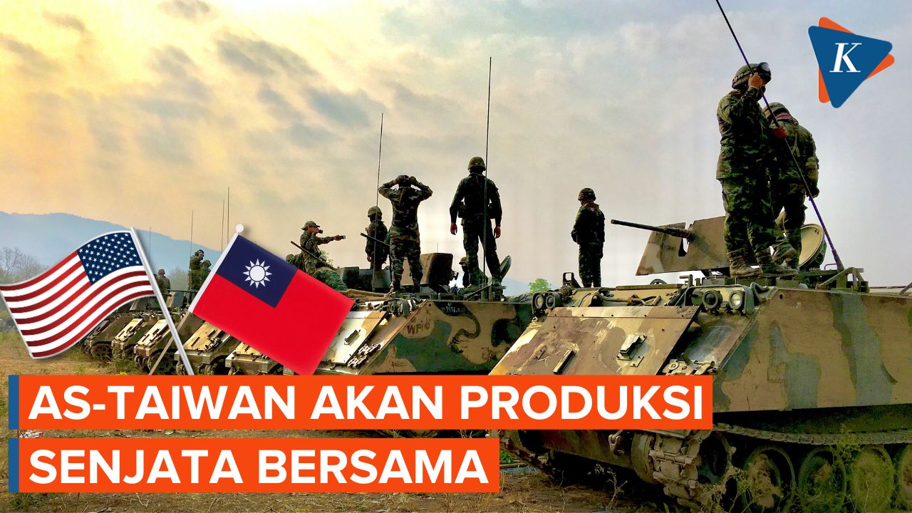 AS dan Taiwan Jajaki Produksi Senjata Bersama Imbas Ketegangan Selat Taiwan