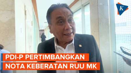 Tindaklanjuti Kritik Megawati, Fraksi PDI-P Pertimbangkan Ajukan Nota Keberatan soal RUU MK
