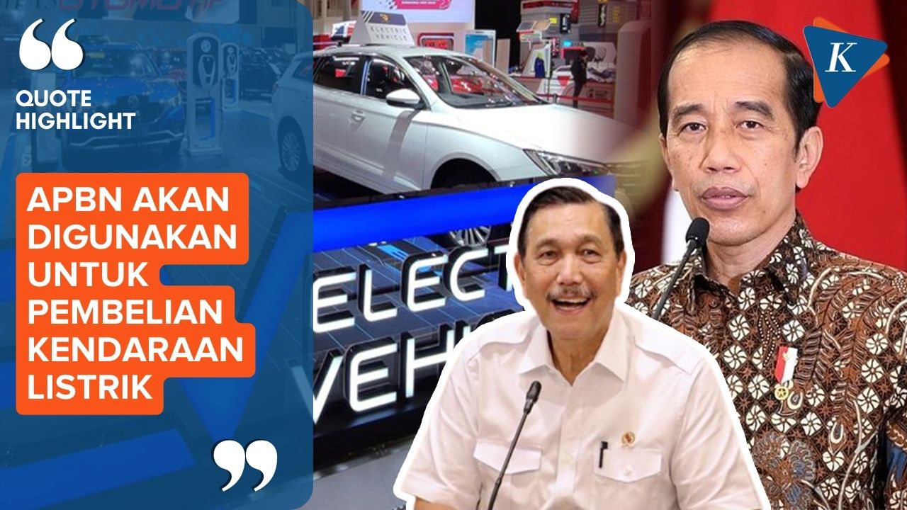 Luhut Sebut Jokowi Minta Pembelian Mobil Listrik untuk Pejabat dari APBN