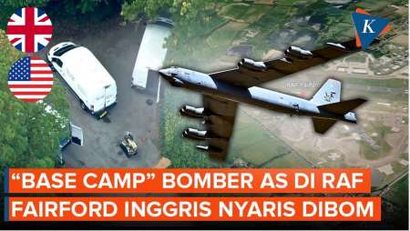 Pangkalan Militer Inggris “Base Camp” Bomber B-52 AS Diteror Bom
