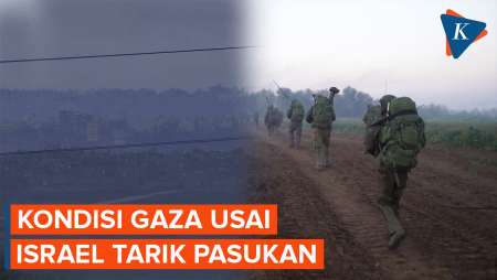 Penampakan Jalur Gaza Usai Israel Umumkan Penarikan Pasukannya