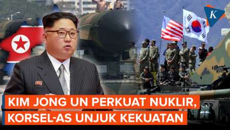 Kim Jong Un Tebar Ancaman Nuklir, Korsel-AS Gelar Latihan Perang