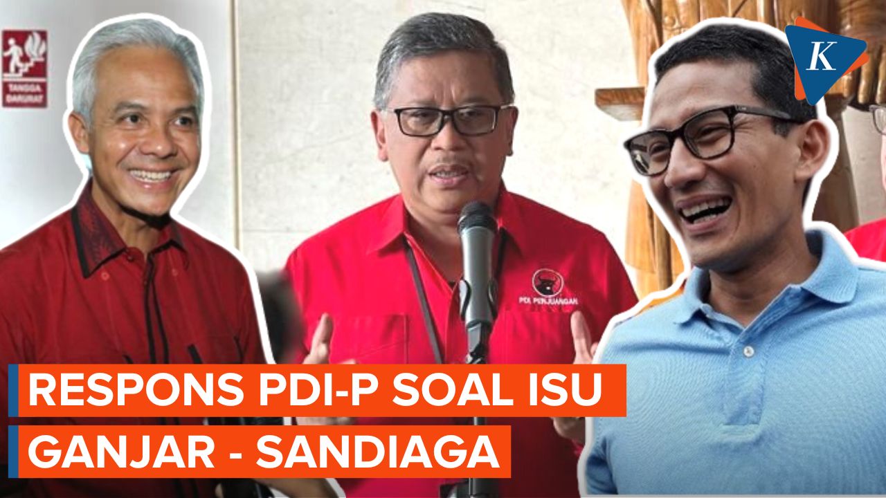 Sandiaga Uno Disebut Cocok Jadi Cawapres Ganjar, Ini Respons PDI-P