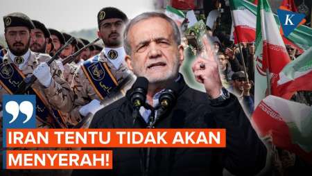 Diserang AS Lagi, Pezeshkian: Iran Tidak Akan Menyerah!