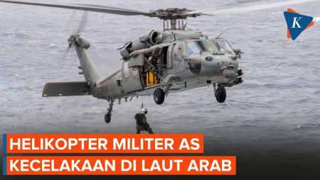 Helikopter Militer AS Kecelakaan Di Laut Arab, Satu Awak Hilang