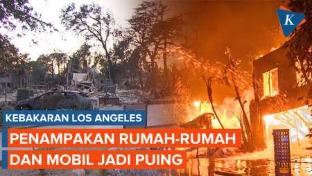 Penampakan Rumah dan Mobil di Altadena Hancur akibat Kebakaran Los Angeles