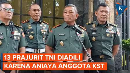 13 Prajurit TNI Jadi Tersangka atas Penganiayaan Defianus Kogoya di Papua