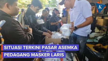 Pedagang Masker Terpengaruh Dampak Abu Erupsi Gunung Krakatau?