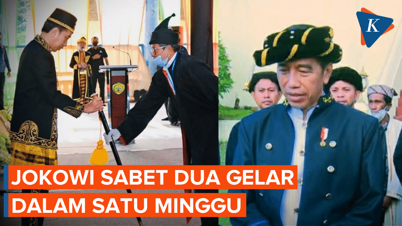 Dalam Seminggu Jokowi Sabet Dua Gelar Sekaligus