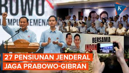 Bertabur Jenderal! Eks Kapolri, KSAU, KSAD, KSAL, dan Panglima TNI Jadi Timses Prabowo-Gibran