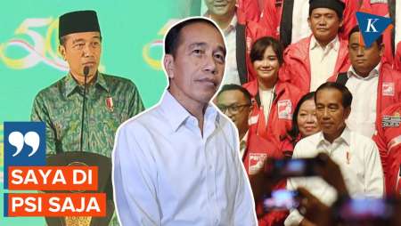 Tolak Dicalonkan Jadi Ketum PPP, Jokowi: Saya di PSI Aja