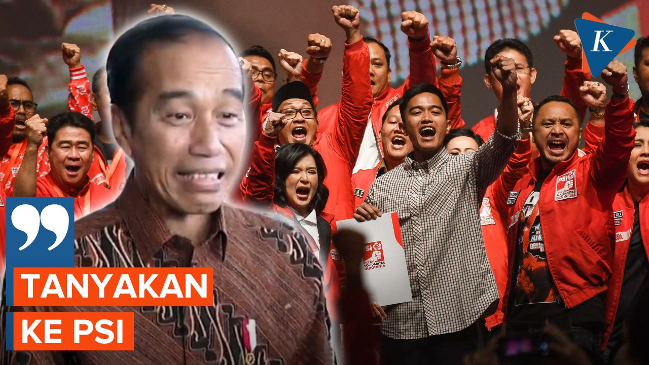 Jokowi Enggan Komentari Perolehan Suara PSI