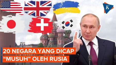 20 Negara yang Dianggap “Musuh” oleh Rusia