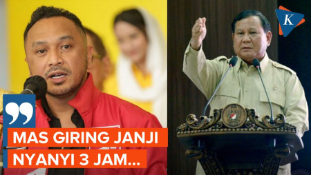 Prabowo: PSI Janji Balas Kunjungan, Giring Siap Nyanyi 3 Jam